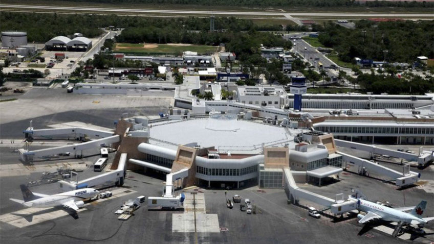 Aeropuerto Internacional de Cancún Centro y Sudamérica sismo Asur