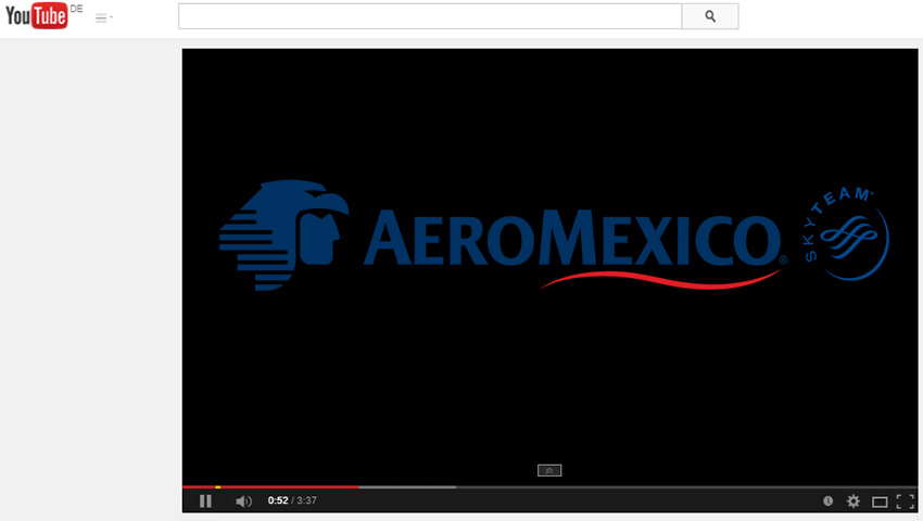 Aeromexico en Youtube