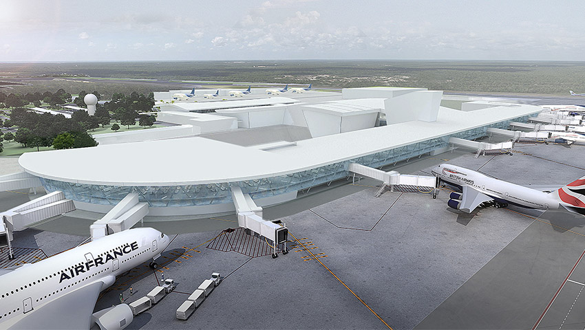 Terminal 4 aeropuerto Cancún viajes aéreos transporte