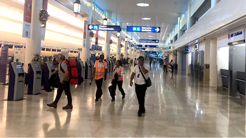 Aeropuerto Internacional de Cancun Coronavirus