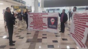 taxistas AICM amenazas