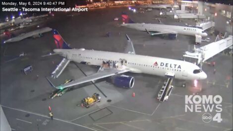Delta Air Lines Incendio