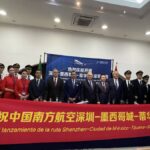 Ruta China Southern Airlines Shenzhen-CDMX Ceremonia
