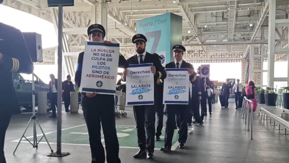 ASPA Aeroméxico manifestación AICM