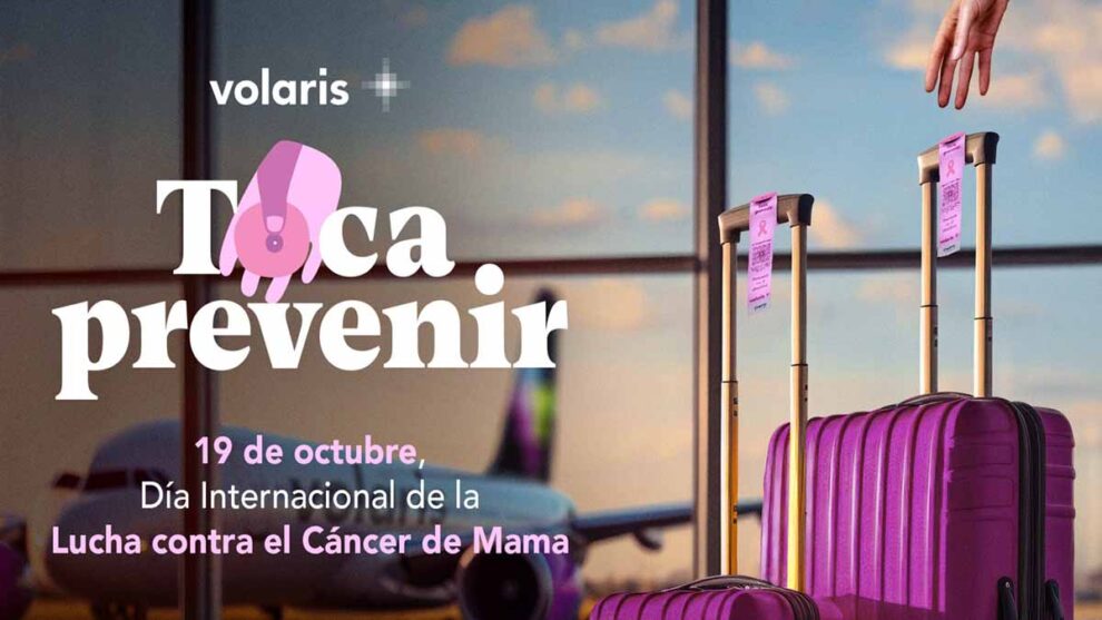 Volaris campaña cáncer de mama