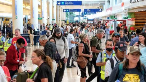 Aeropuerto de Cancún pasajeros récord