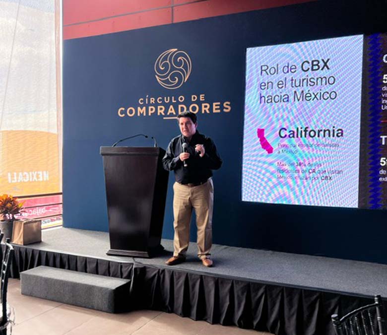 Jorge Goytortua, CEO del CBX en rueda de prensa 1