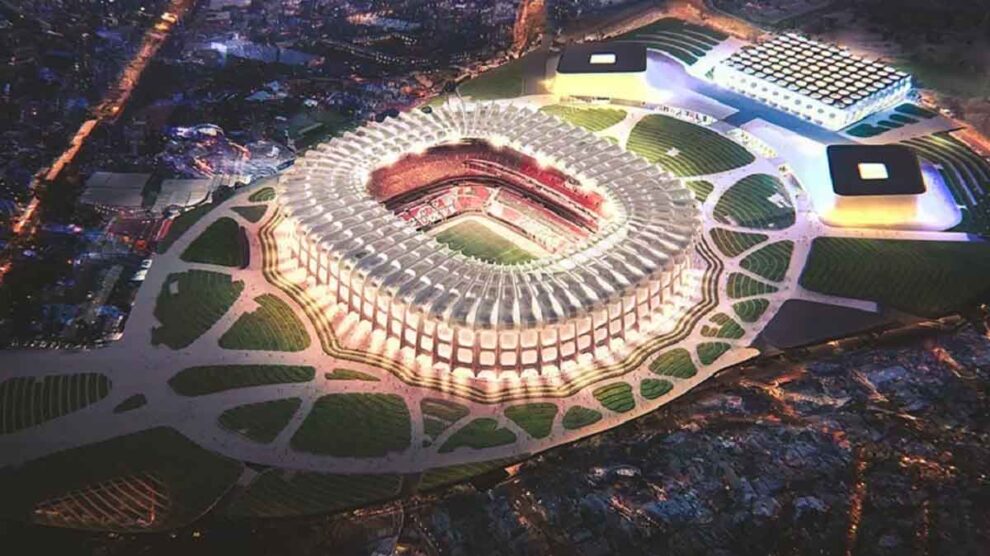 Mundial de Futbol render Estadio Azteca