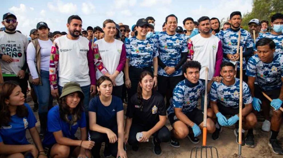 Playa del Carmen sargazo