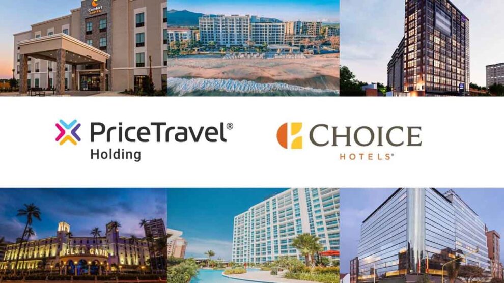 PriceTravel Holding alianza Choice Hotels