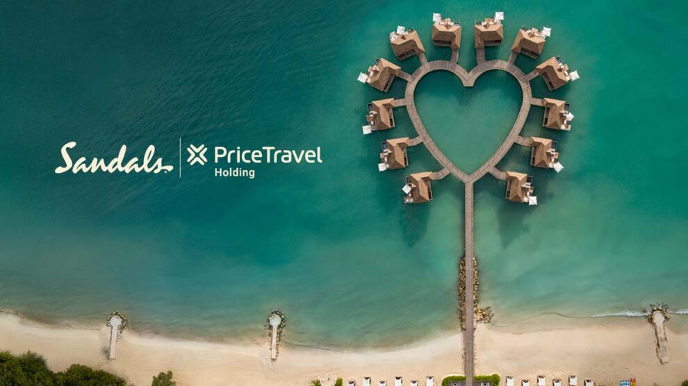 PriceTravel Holding alianza Sandals Resorts