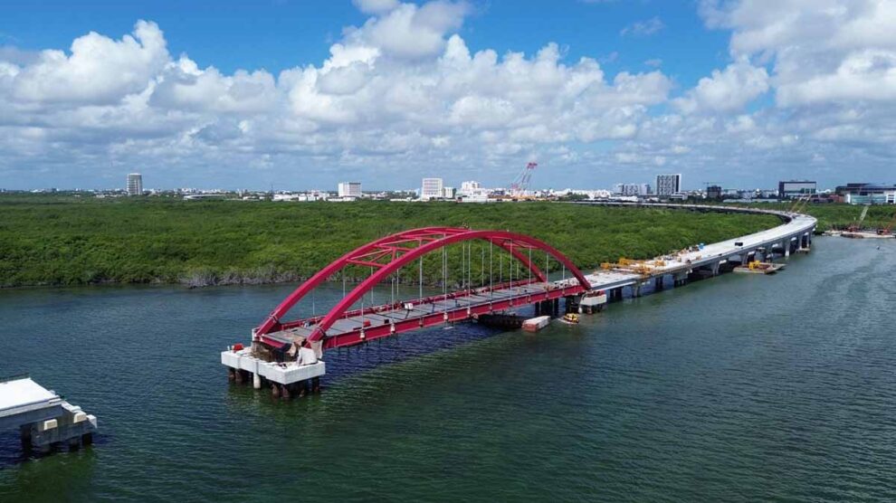 Puente Nichupté avance 85