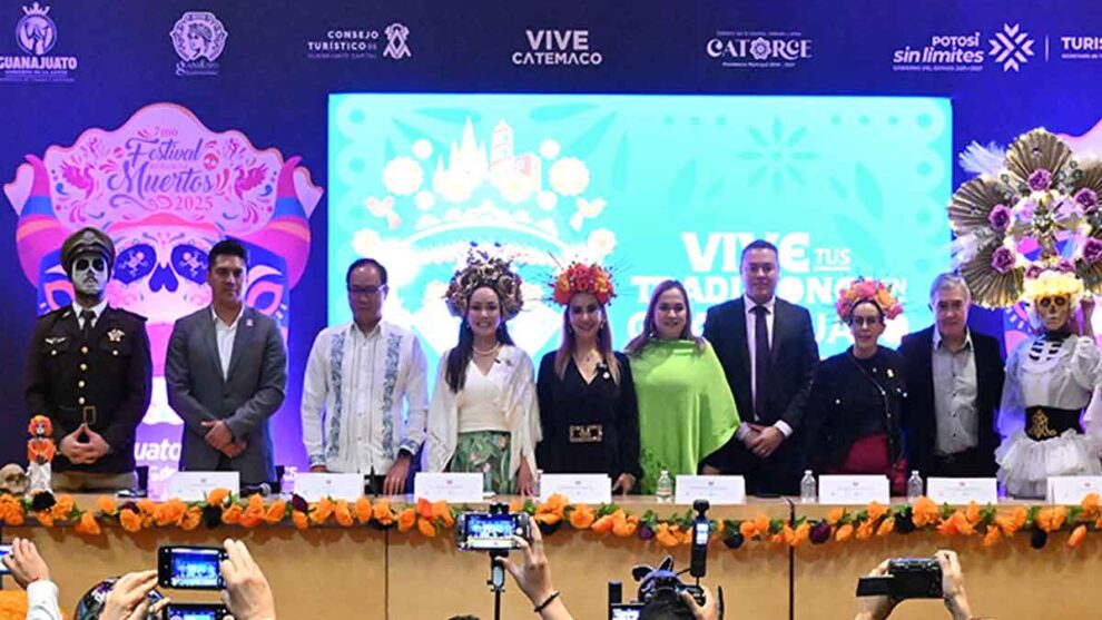 Guanajuato Conferencia Prensa Festival día de Muertos 2025