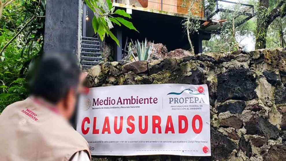 Profepa clausura cabañas Tepoztlán