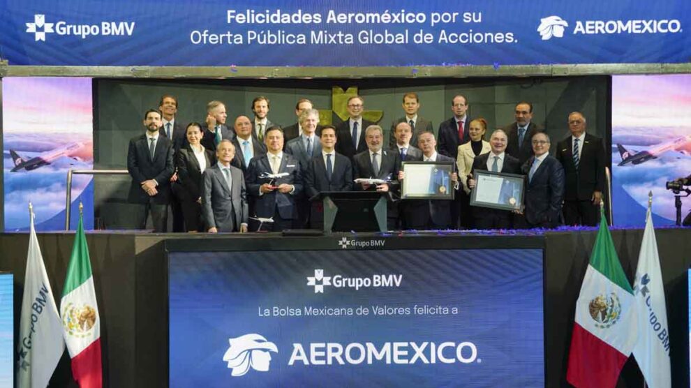 Aeroméxico regresa a la BMV