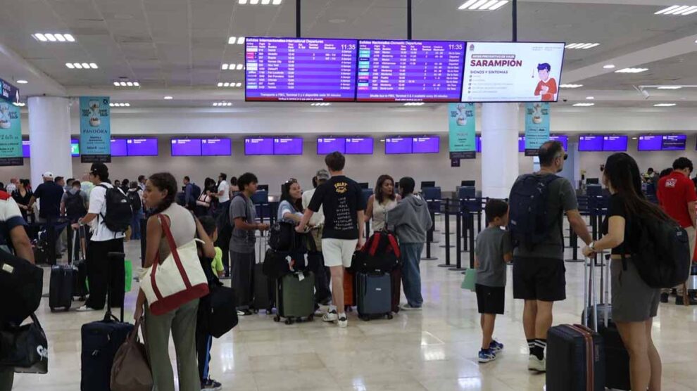 Aeropuerto de Cancún 2025 pasajeros