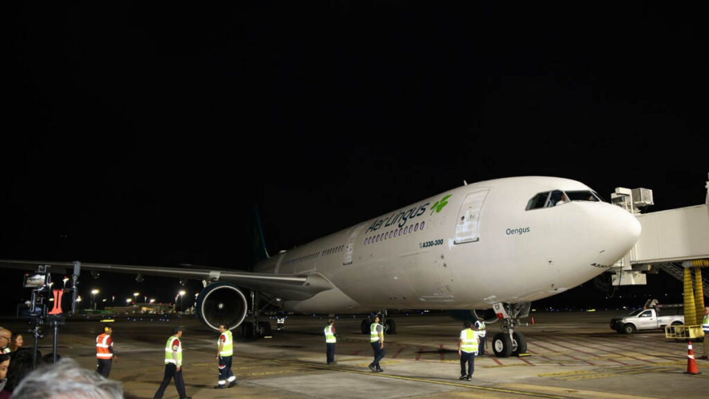 Aer Lingus ruta Dublín Cancún inauguración avión