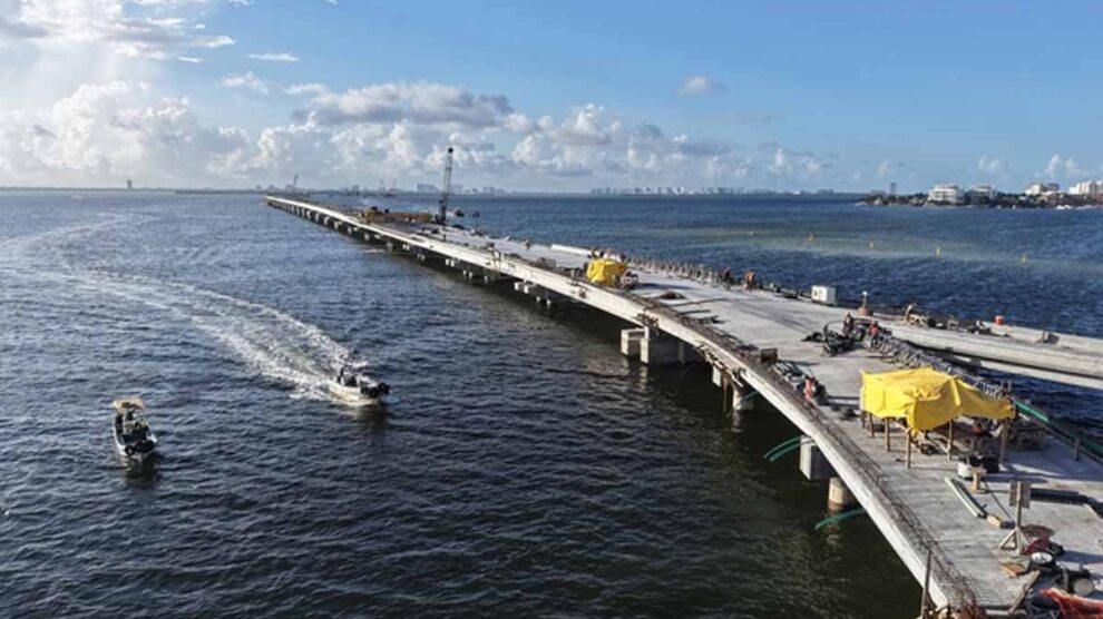 Puente Nichupté SICT enero