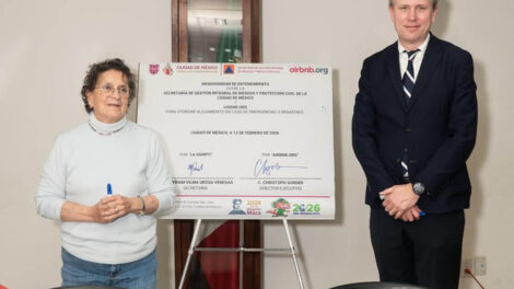 Airbnb y Secretaría de Gestión de Riesgos y Protección Civil CDMX