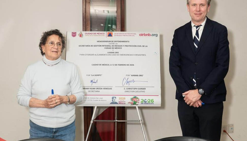 Airbnb y Secretaría de Gestión de Riesgos y Protección Civil CDMX