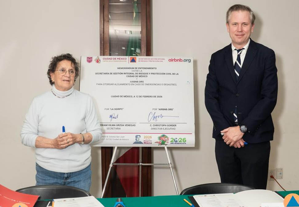 Airbnb y Secretaría de Gestión de Riesgos y Protección Civil CDMX