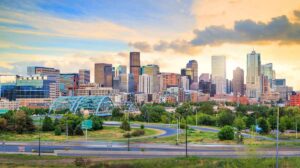 Denver Skyline_Sunset