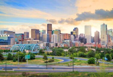 Denver Skyline_Sunset