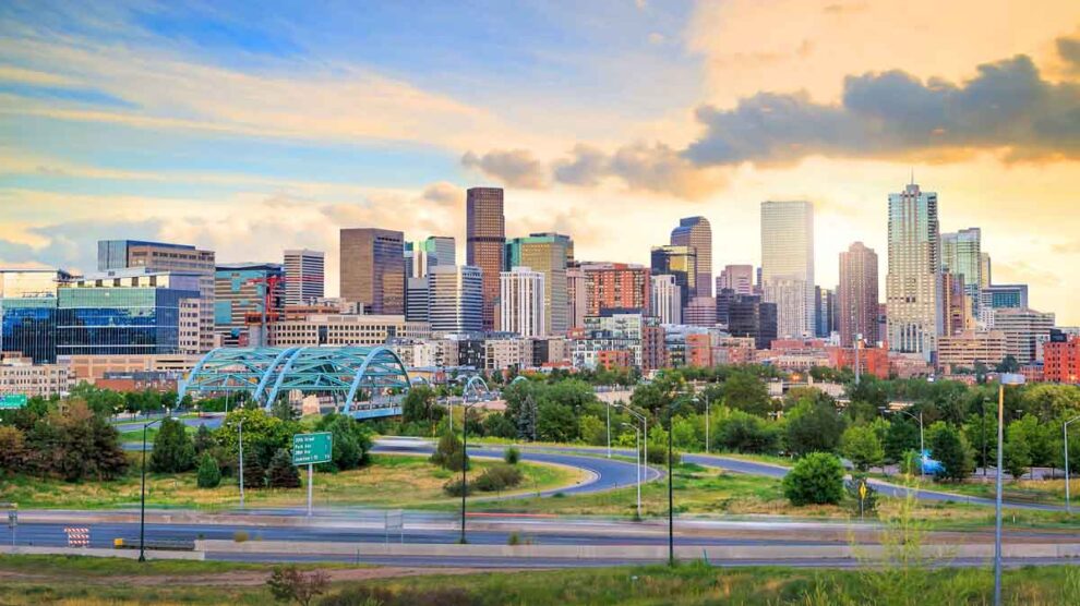 Denver Skyline_Sunset