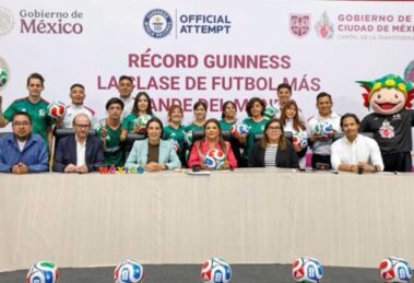 Sectur-CDMX-Record clase de futbol anuncio