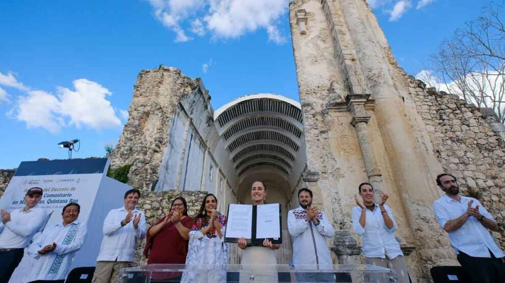 Turismo Comunitario Decreto Claudia Sheinbaum