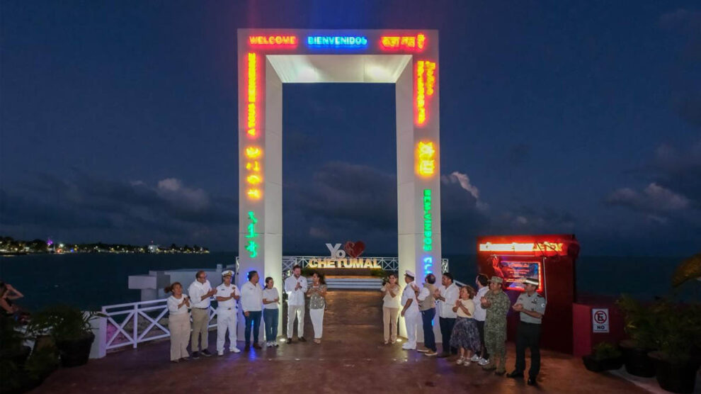 Portal Marítimo de Chetumal inauguración