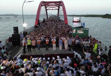 Puente Nichupté inauguración